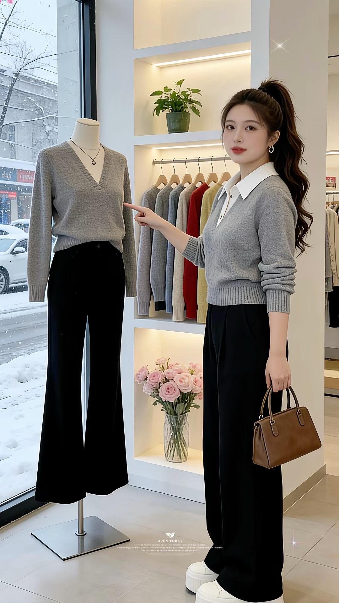 冬日暖系流光要有温度有风度好喜欢简单干净的秋冬穿搭秋冬穿搭 秋冬毛衣搭...