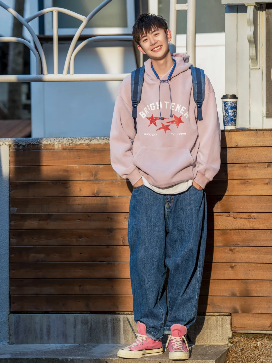 🔹秋日fitcheck｜“粉蓝”撞色少年感穿搭！💗💙