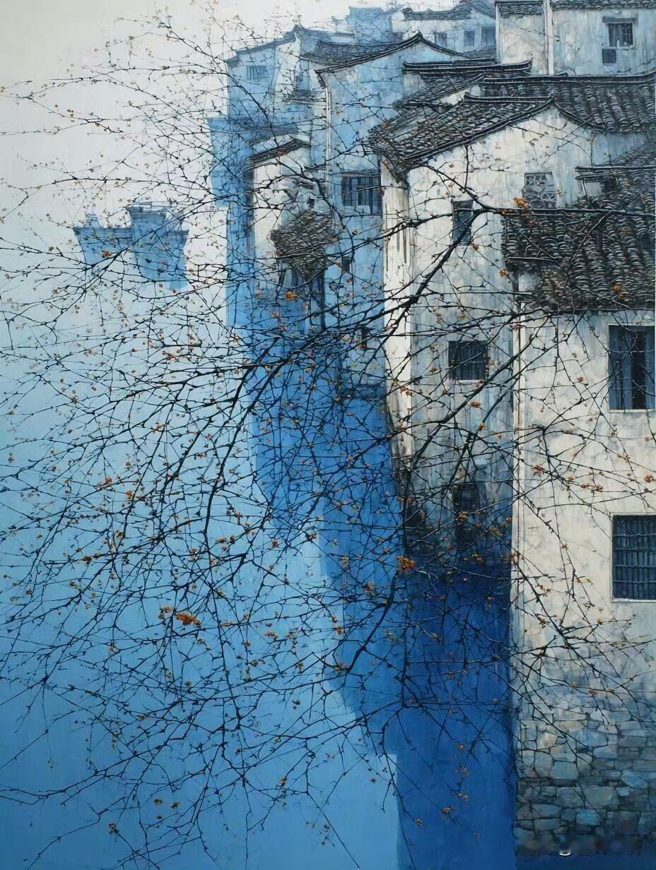 谁懂啊！青石烟雨里的治愈感
“听雨落溪水，走一路青石烟雨”，
这句话直接戳中我！