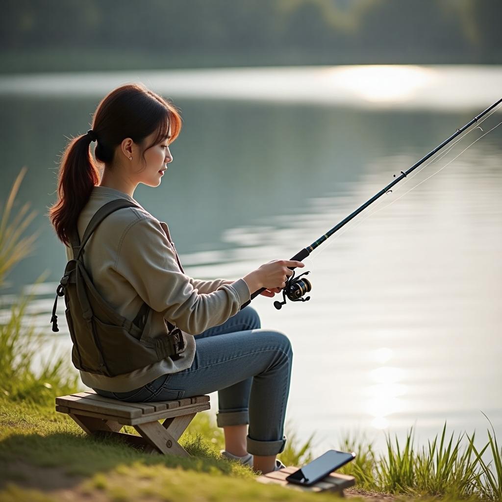 钓鱼去年吧有一个抖音直播的钓鱼比赛。感觉到那比赛老精彩了，都是牛人呐。可惜今年看