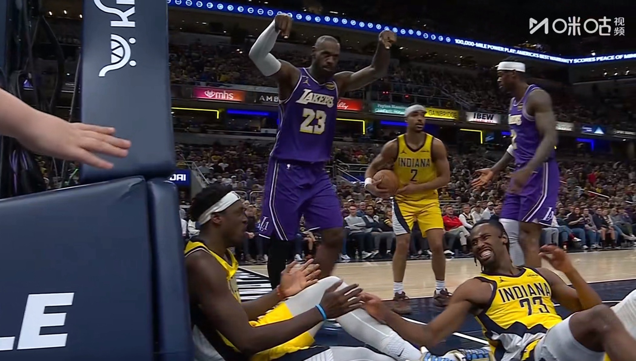 世界名画来了湖人vs步行者