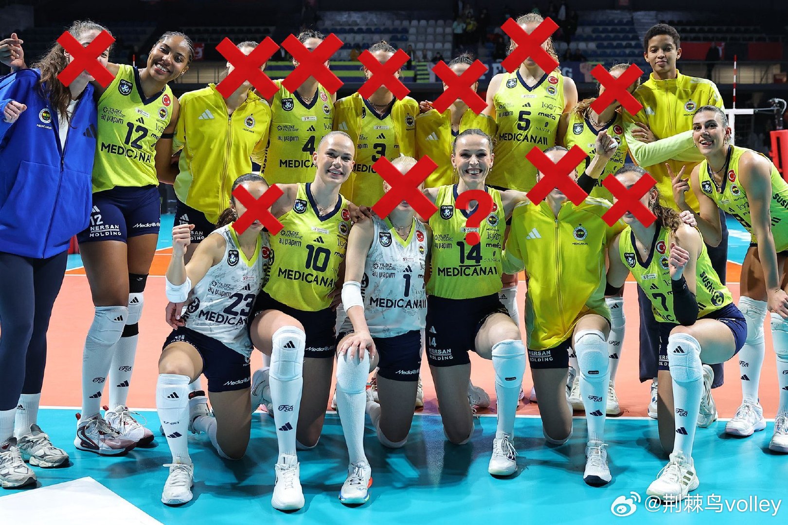 土耳其球迷大作：青春风暴➕️奥罗in，其他球员都out😄。女排 国际排坛动态 