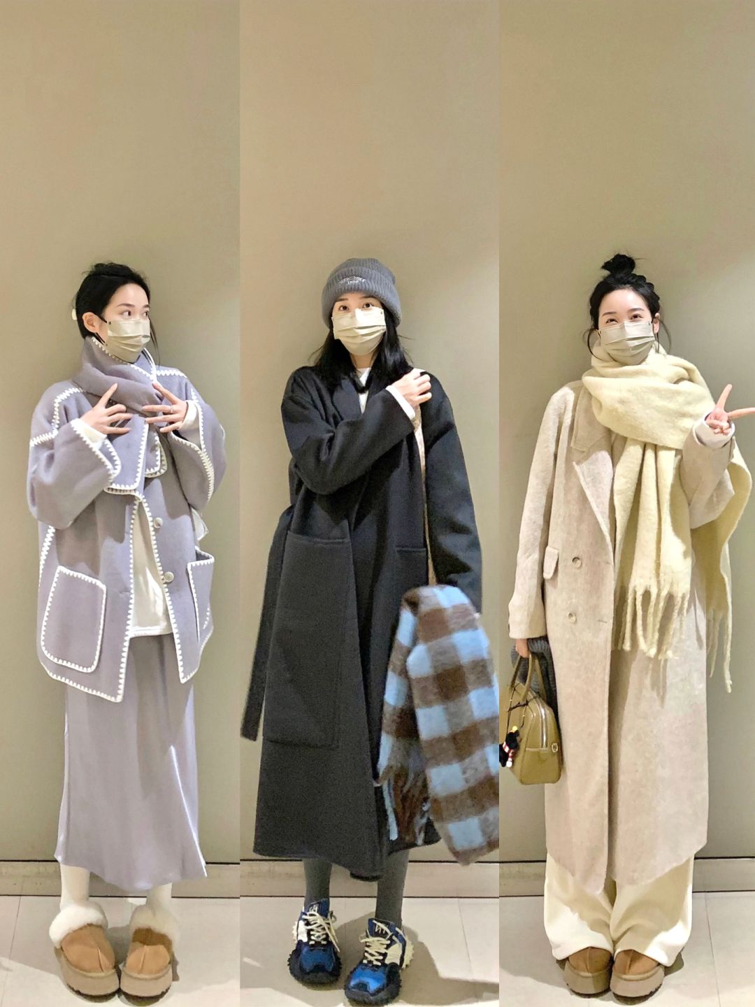 ❸件大衣不重样 可韩可气质啊！！！
