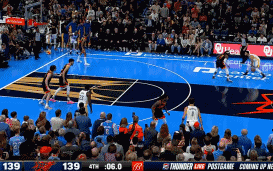 库里绝杀雷霆！
北京时间11月4日，勇士与雷霆的比赛进行至最后16秒，双方战至1