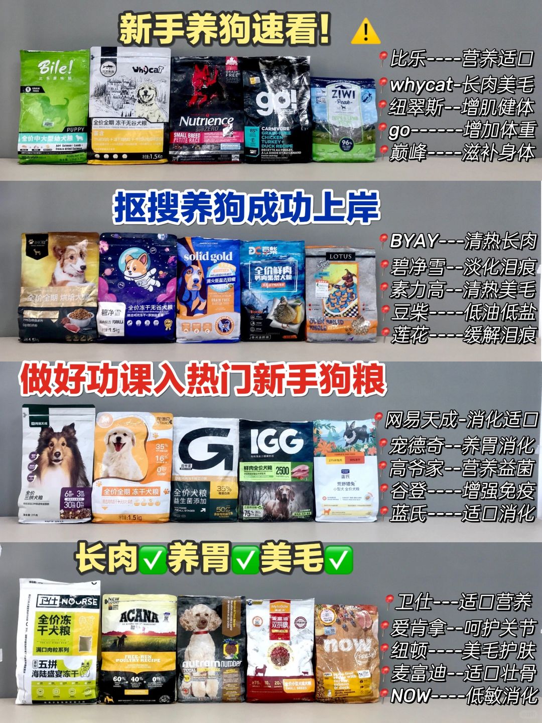 新手养狗入！回购N次的热门新品狗粮都在这