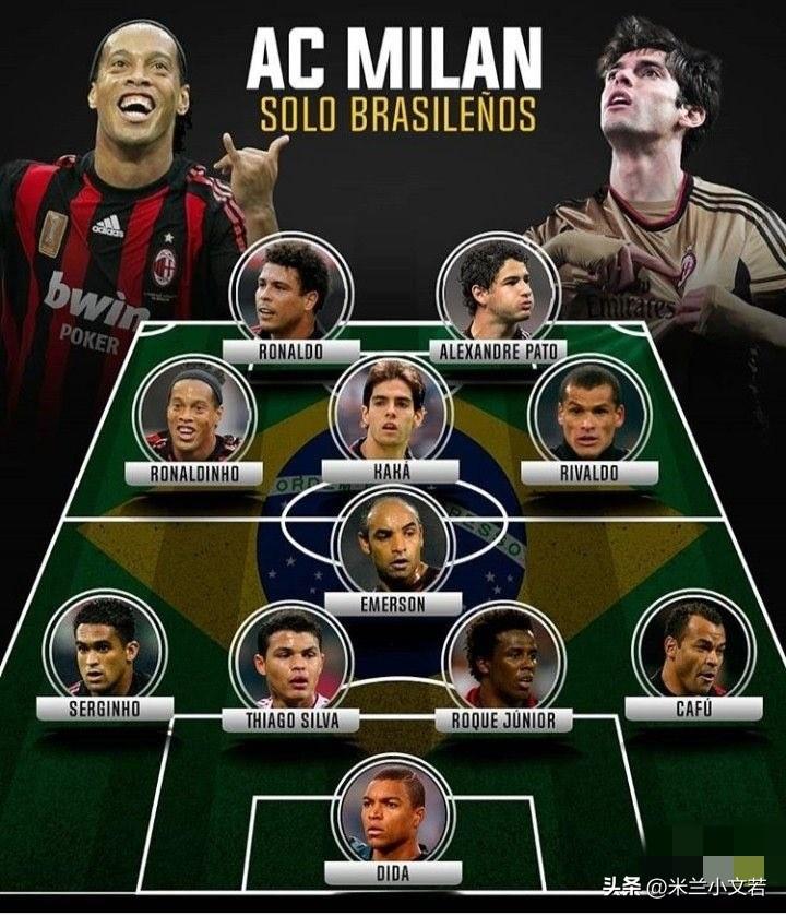 米兰的巴西血脉！米兰俱乐部的桑巴天团，不知道什么时候米兰才能重新有巴西球员来镇队