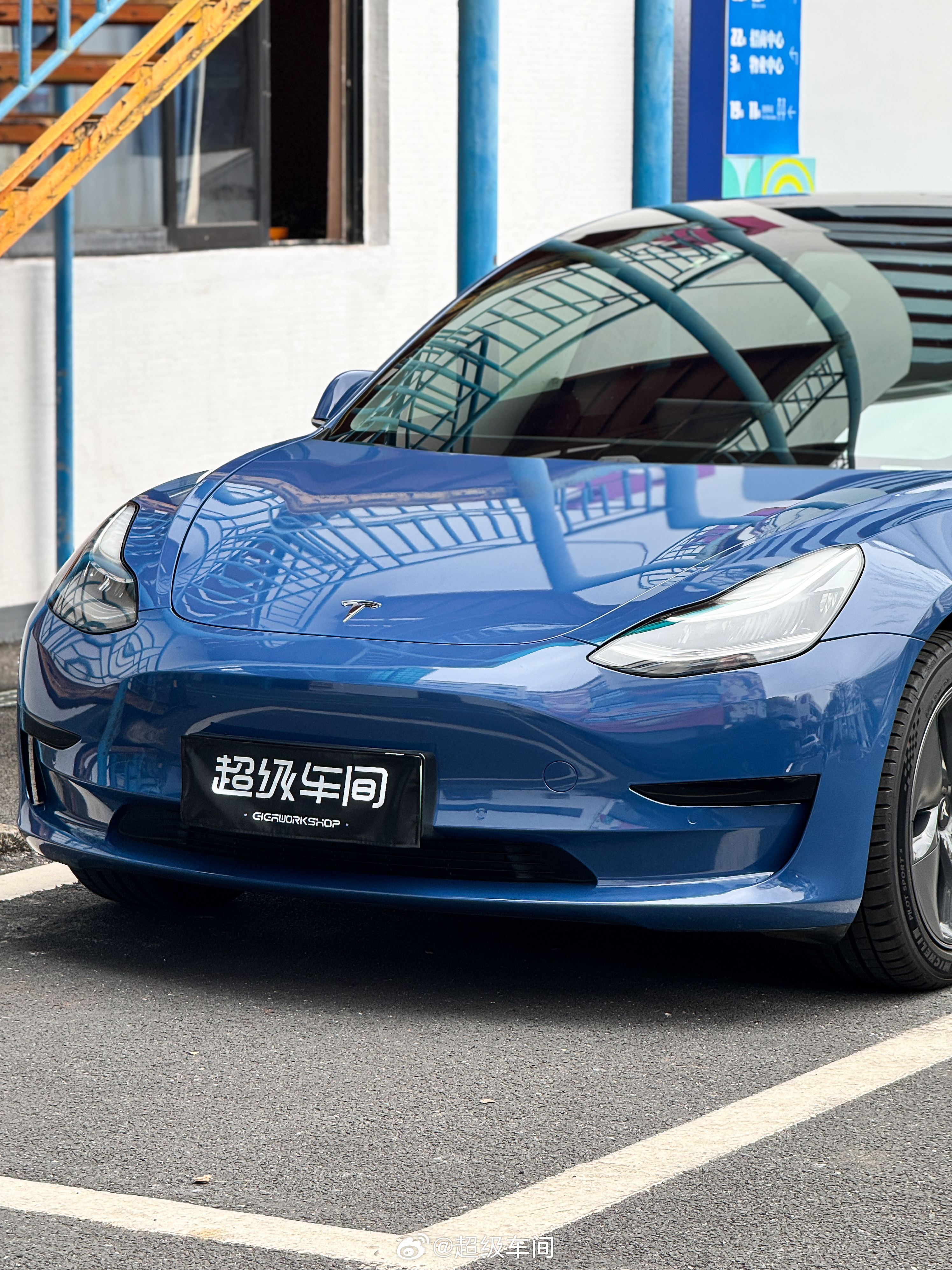 特斯拉Model 3｜海王星蓝深海与星辰的邂逅🪐🌊演绎出最梦幻优雅的蓝调💙