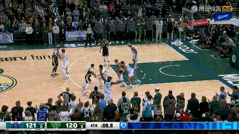 NBA  雄鹿绝杀黄蜂 难以想象，这么清晰的ATO边线球战术，强侧二人转，会是道