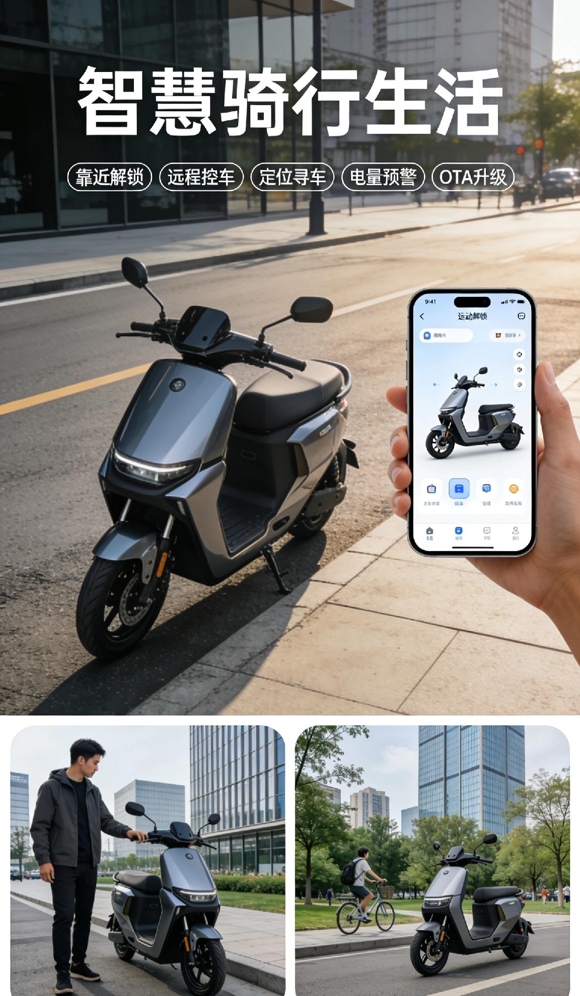 你会选择智能化的两轮电动车吗我会选择智能化两轮电动车。传统电动车的找钥匙、丢车、