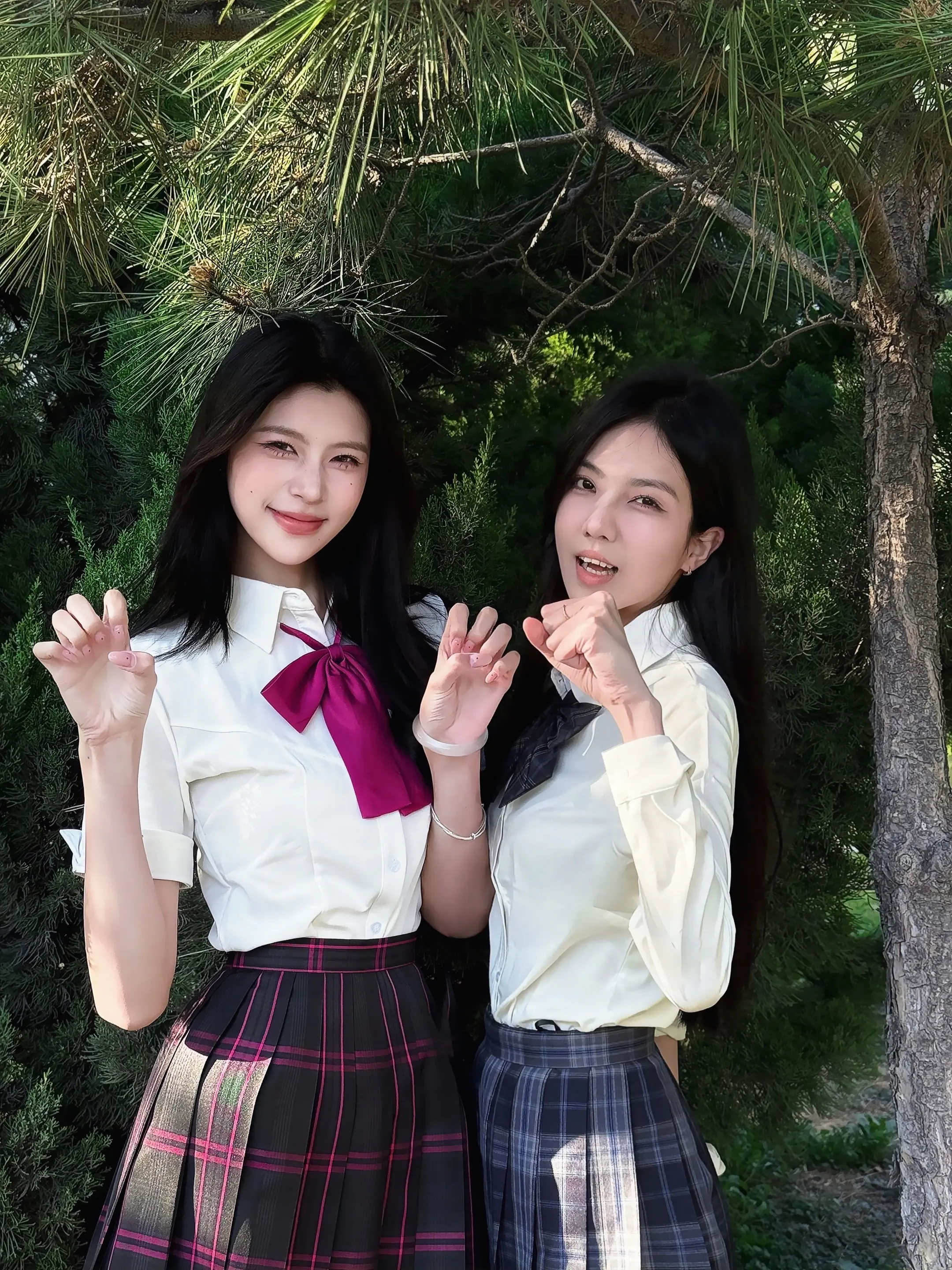 天气好的话 我会和你一起穿jk
