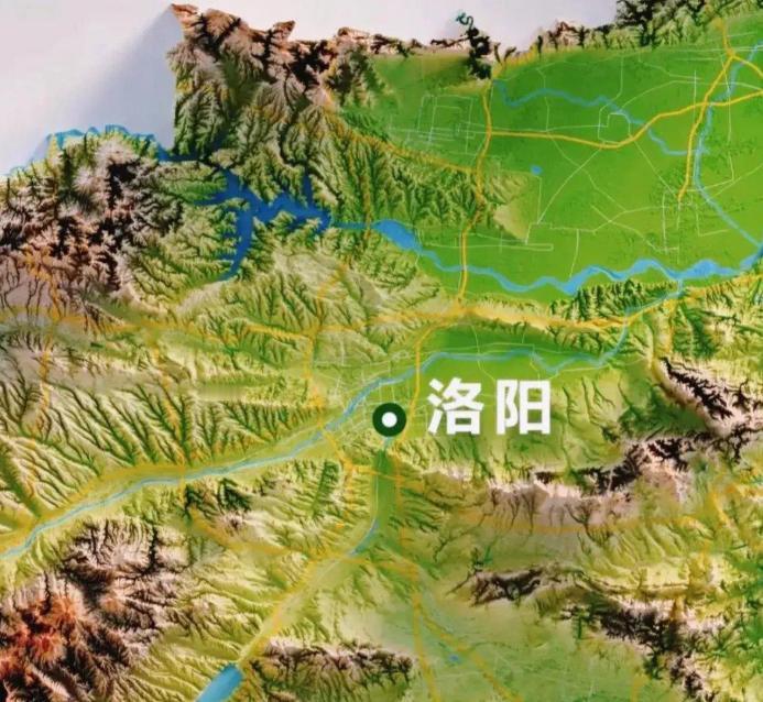 洛阳市作为古代重要都城之一：
简单来说，就是易守难攻！
洛阳市被崤山、熊耳山、伏