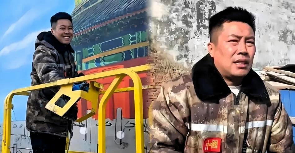 墙画师吴承言走了，村里这会也感受到“白嫖”的代价！

吴承言，河南商丘一个普通村