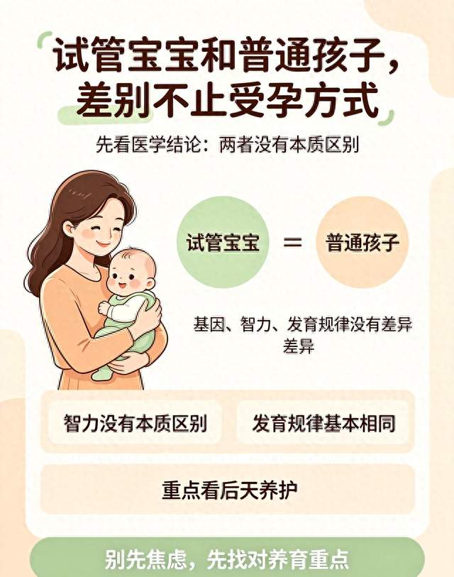 试管娃和普通孩子差别不止受孕，这点多数家长都蒙在鼓里