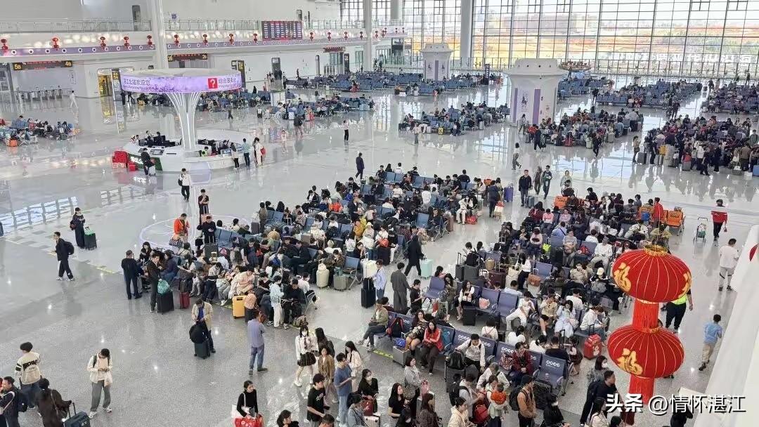 湛江北站春运期间客运量达到96万人次，产生良好的经济效益和社会效益，有力地促进社