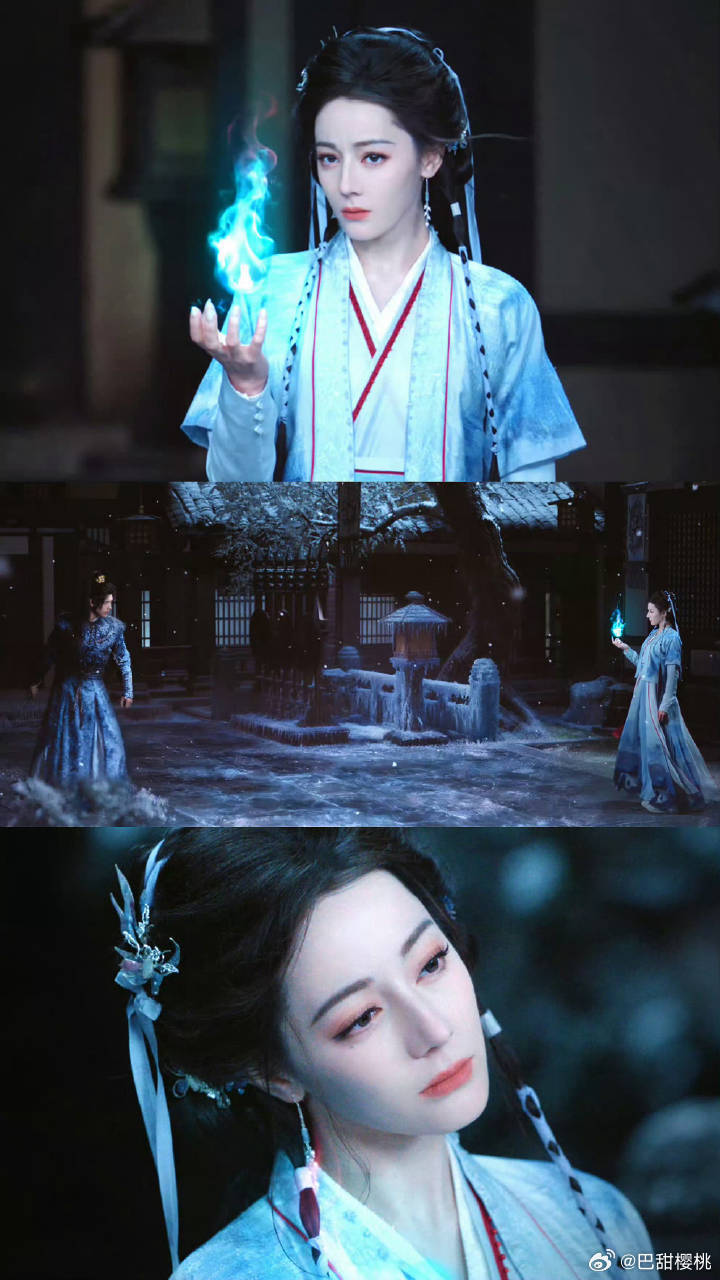 迪丽热巴贺思慕1秒变脸小 巴真的好适合这种 超 大 反 差 的角色 