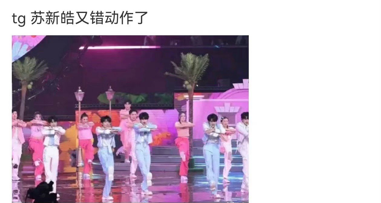 网友热议：登录少年的首秀舞台，苏新皓是不是跳错了动作？ ​​​
