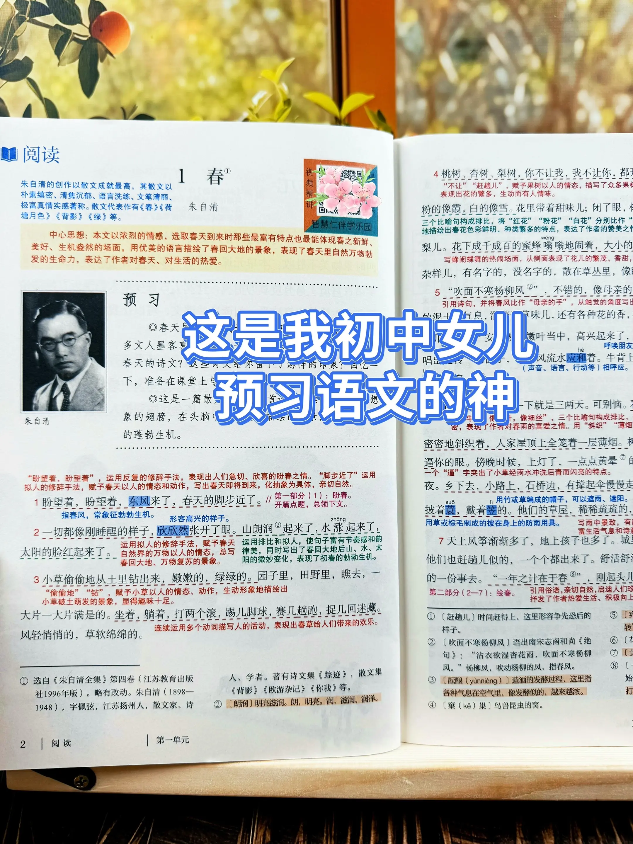 初中女儿点名要的课堂笔记‼️。满满的知识点！暑假预习复习都太实用了