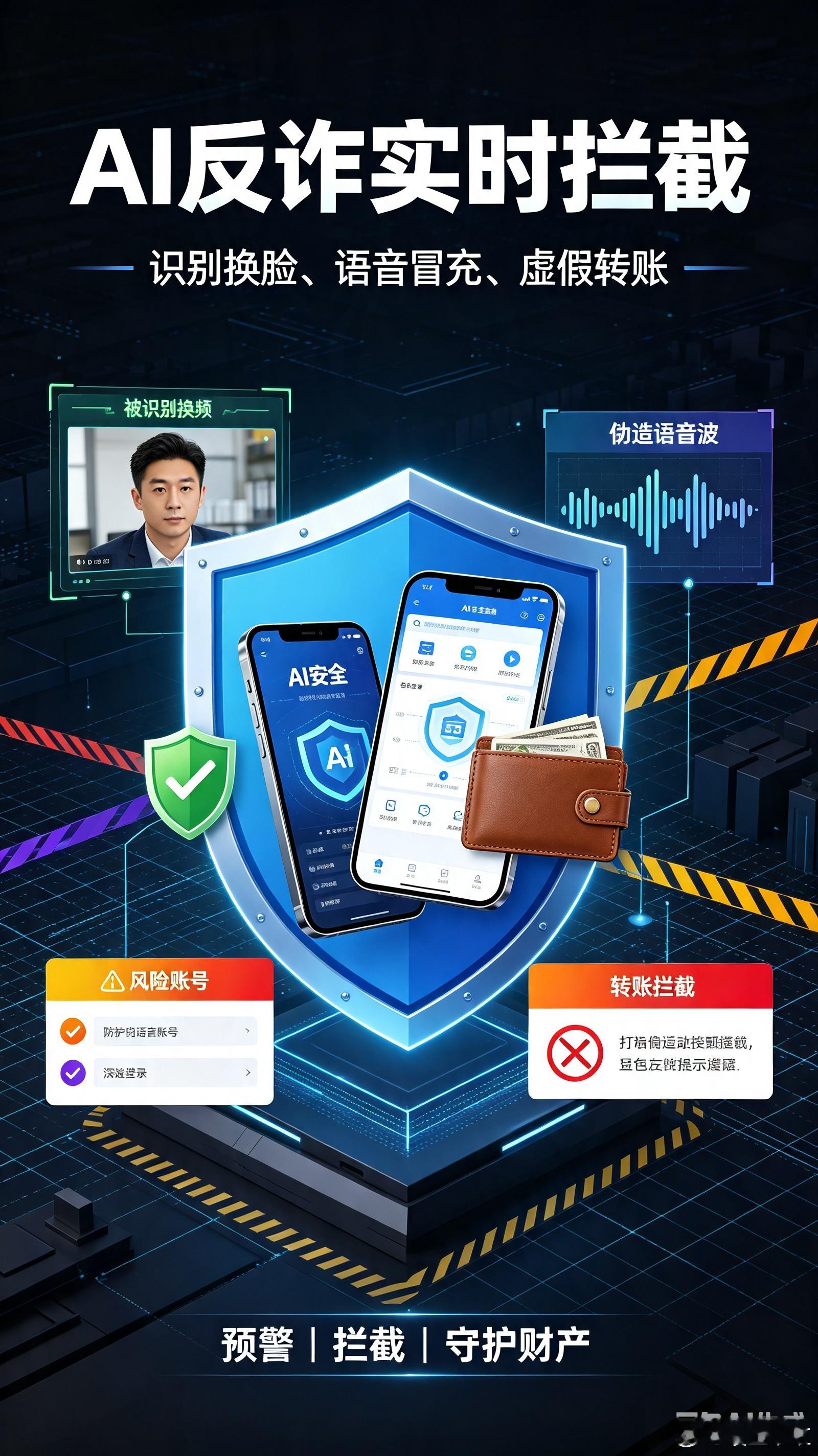 7月26日，国内公安联动科技企业升级全新AI反诈预警系统，针对近期高发的AI换脸