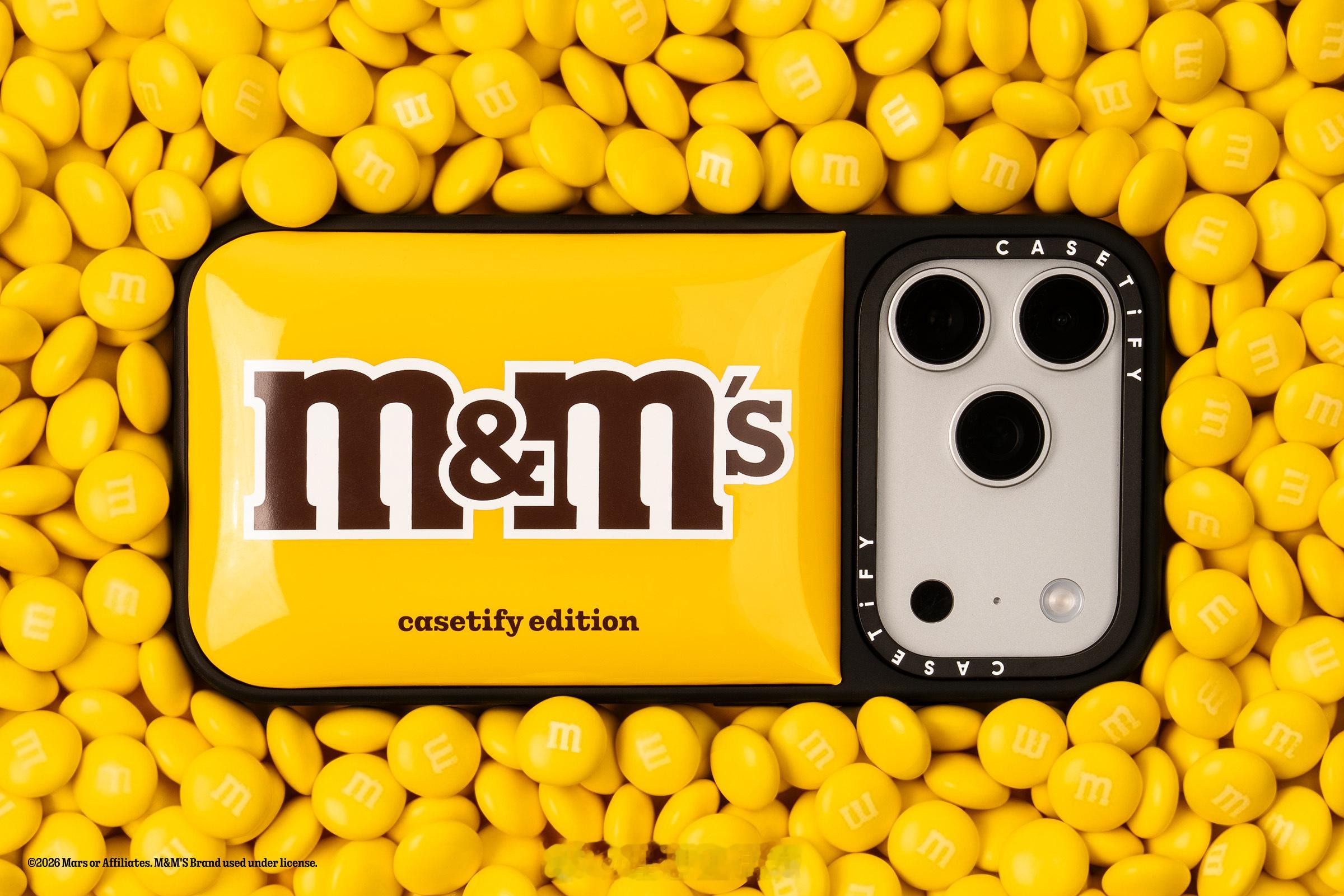 国际潮流生活方式品牌 CASETiFY 携手 M&M'S 推出全新联名系列，将标