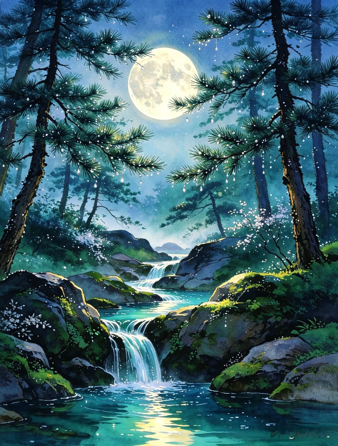 丑话说在前头，谁能稳稳对上工整下联，我备好茶酒，结交一位文友！
昨晚院里赏月忽然