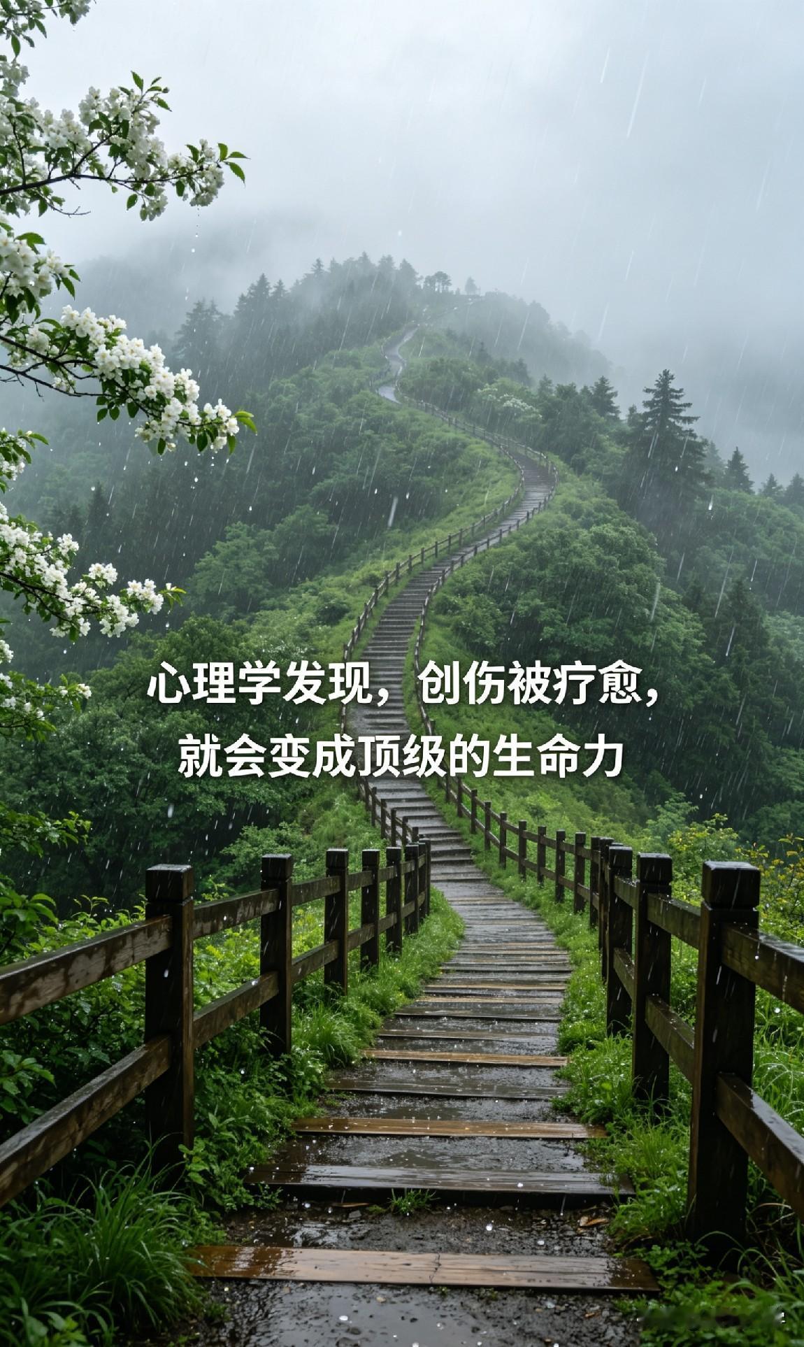 心理学发现，创伤被疗愈，就会变成顶级的生命力。

心理学家荣格说：“伤口是光进入