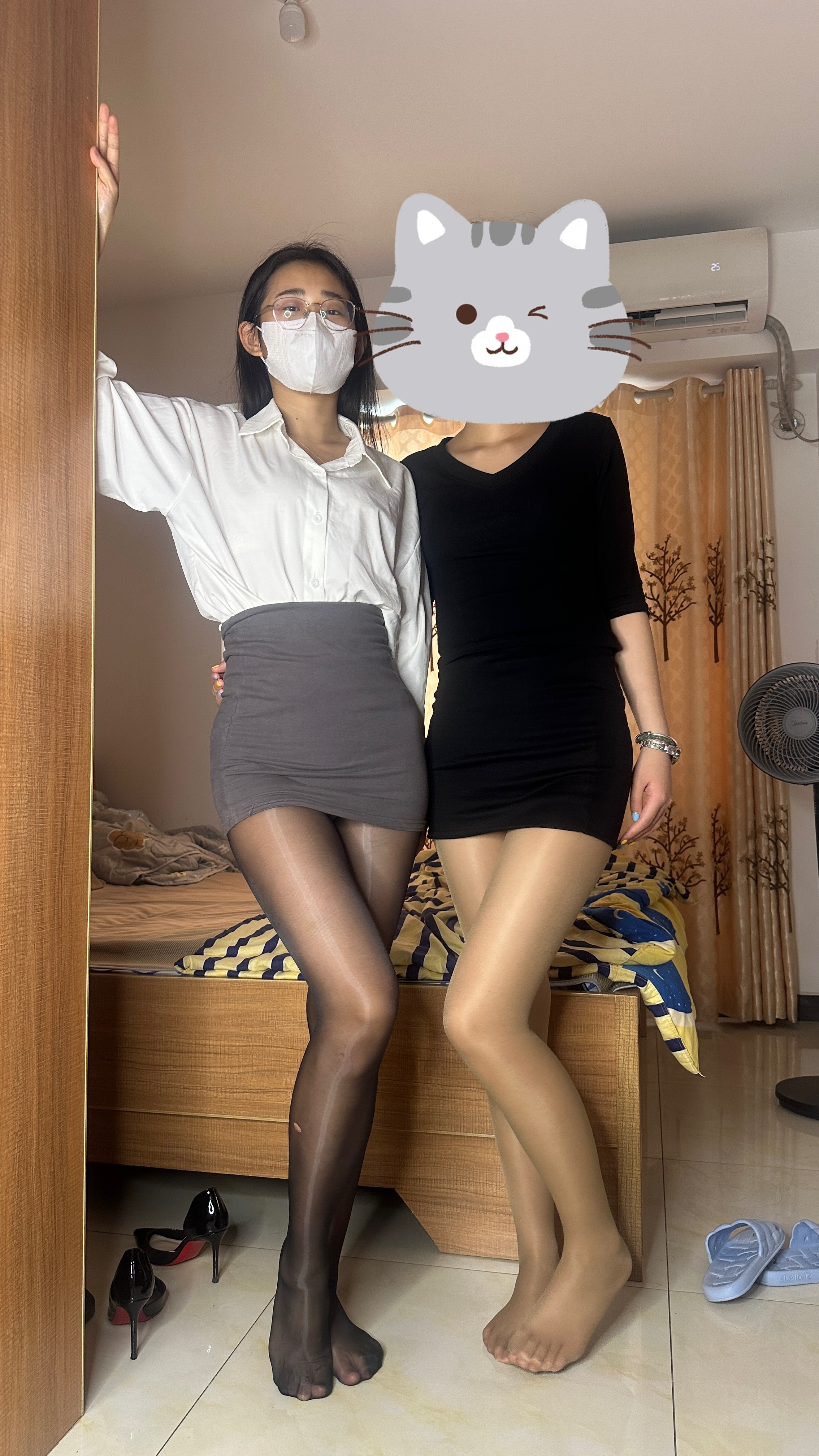 和姐妹一起呀冒个泡今天穿什么 ​​​