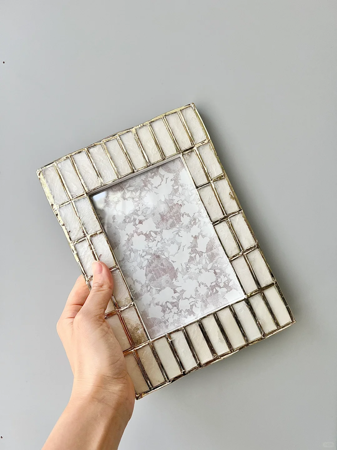 小众设计感ins风贝母贴片相框