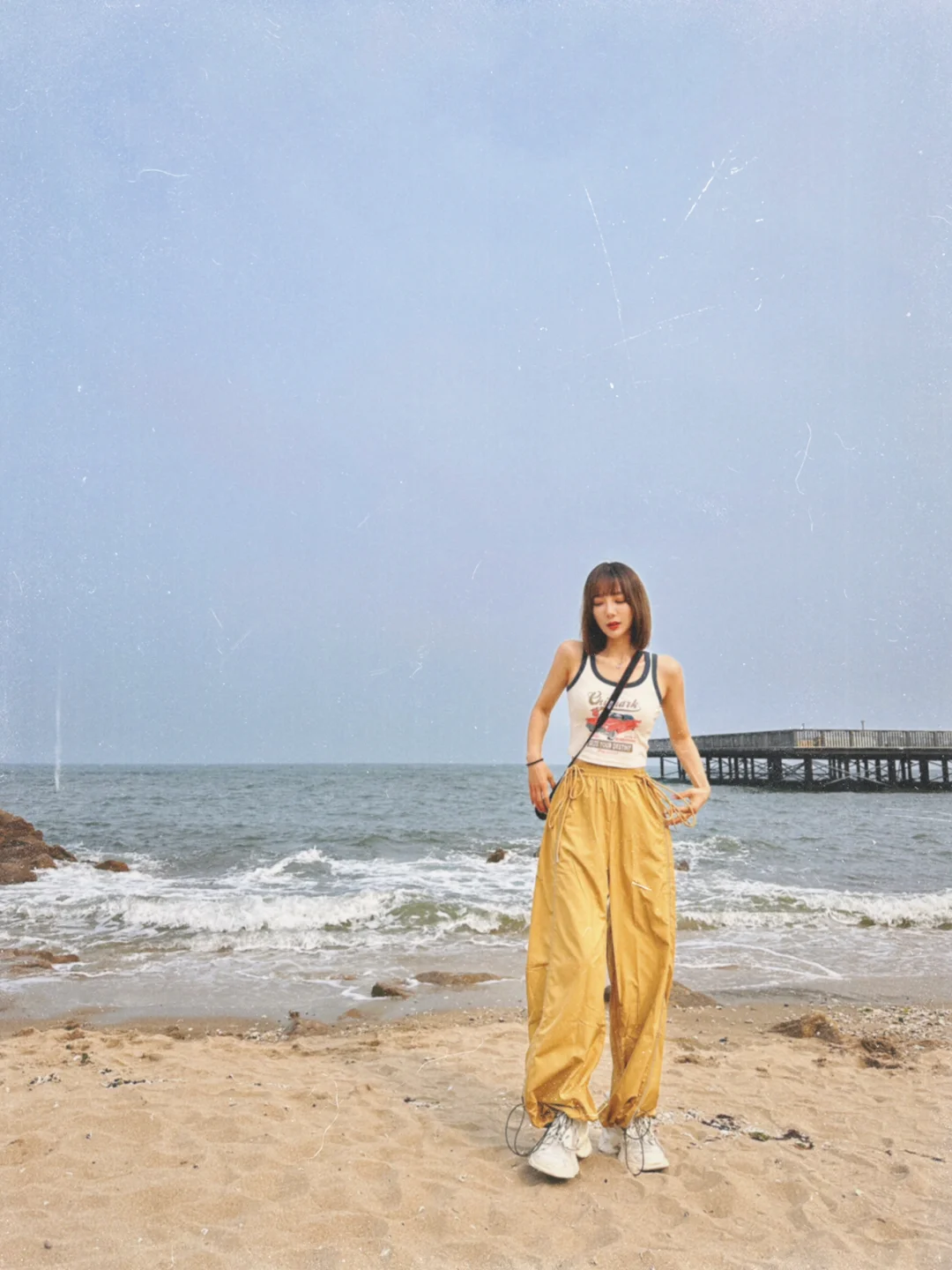 海边舒适ootd|比美照更有杀伤力的是生命力