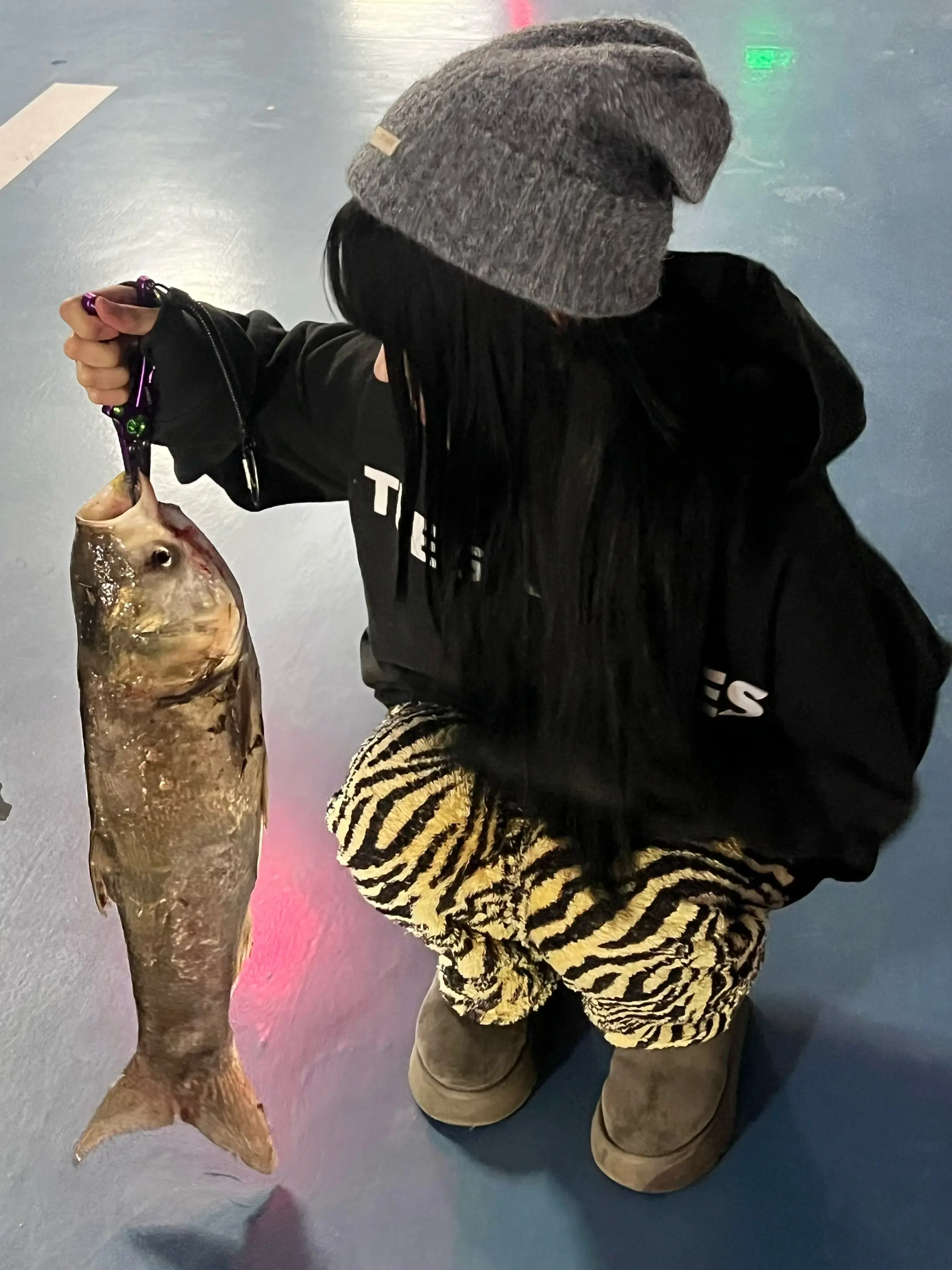 昨天钓鱼🎣今天健身🏋️‍♀️。晚上打游戏🎮 我可真是太全能了！