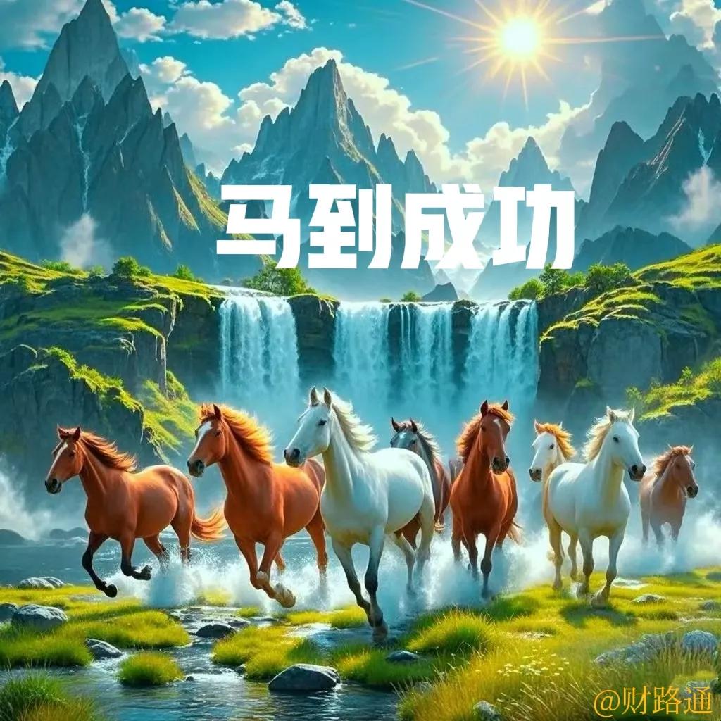 有什么很有逼格的装饰画推荐一副很旺财旺福的财运画，就是八匹🐴，马到成功，马上发