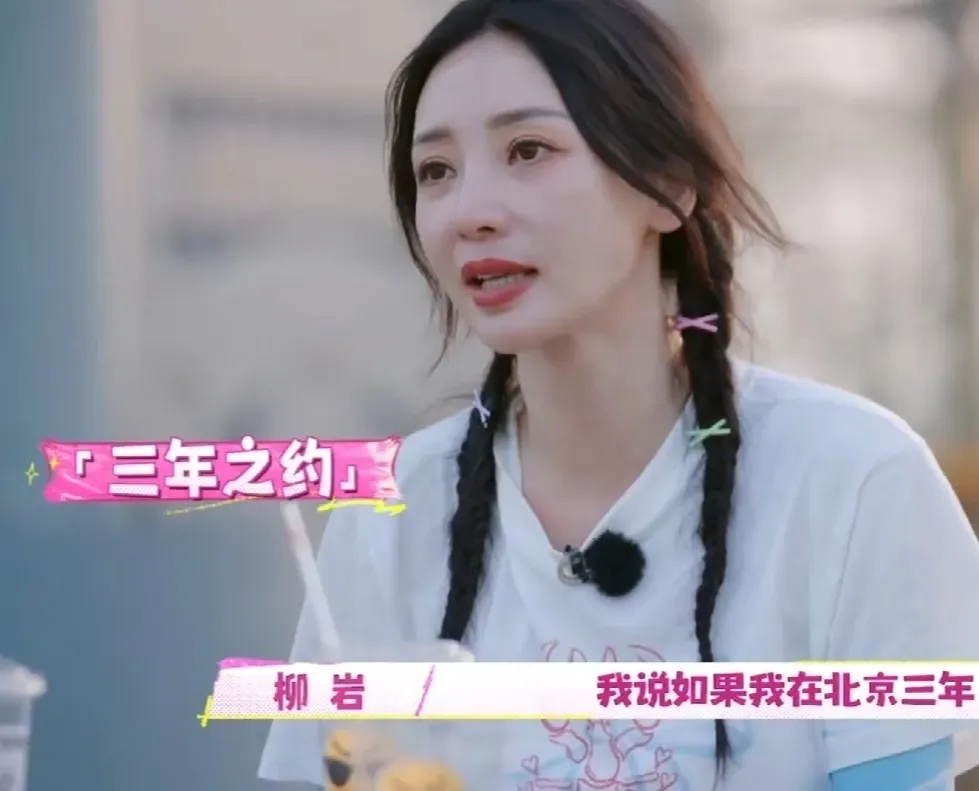 柳岩：“我以前有一个男朋友，他特别爱我，我后来要来北京北漂，我们有一个3年之约，