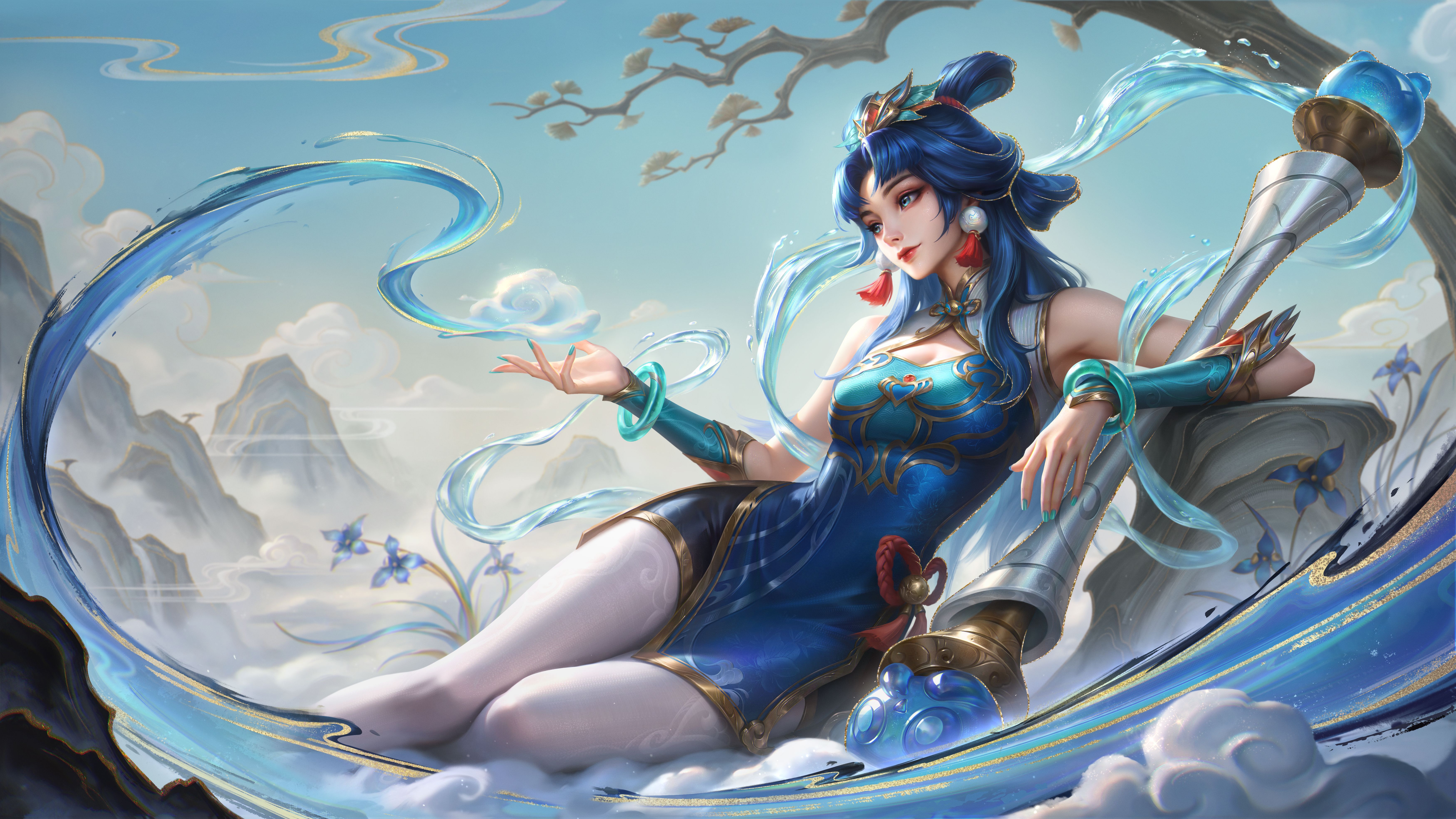 熊猫娃娃 拉克丝新的臻彩皮肤原画英雄联盟