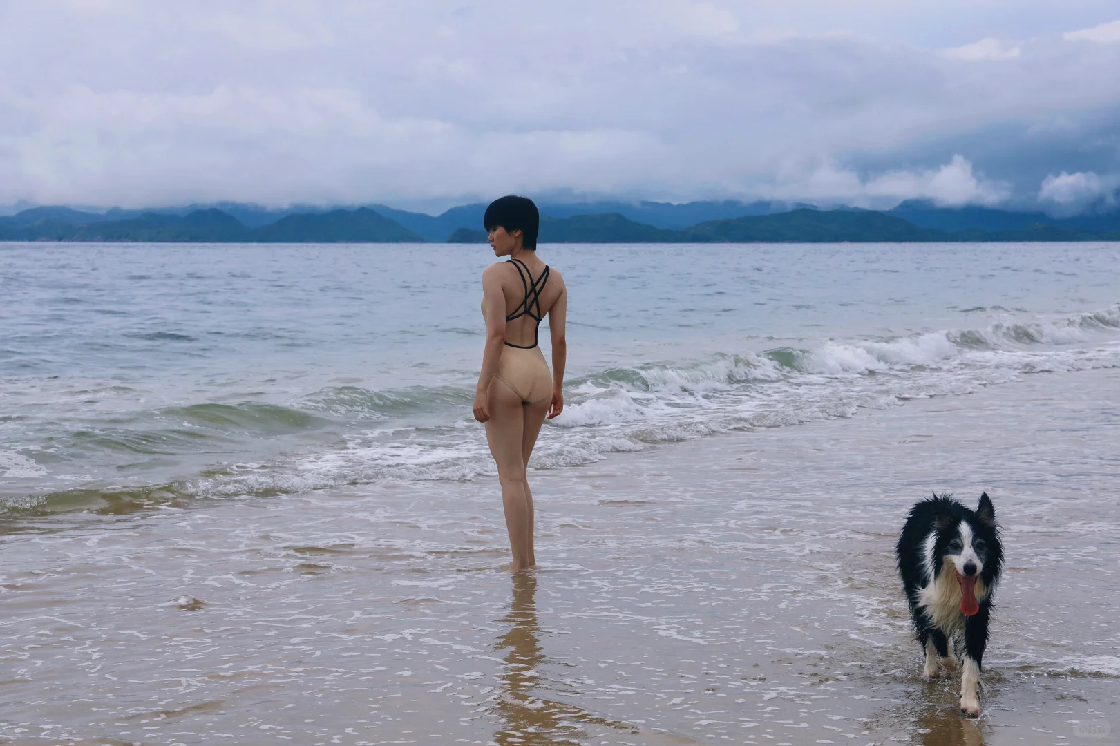 老娘与海。