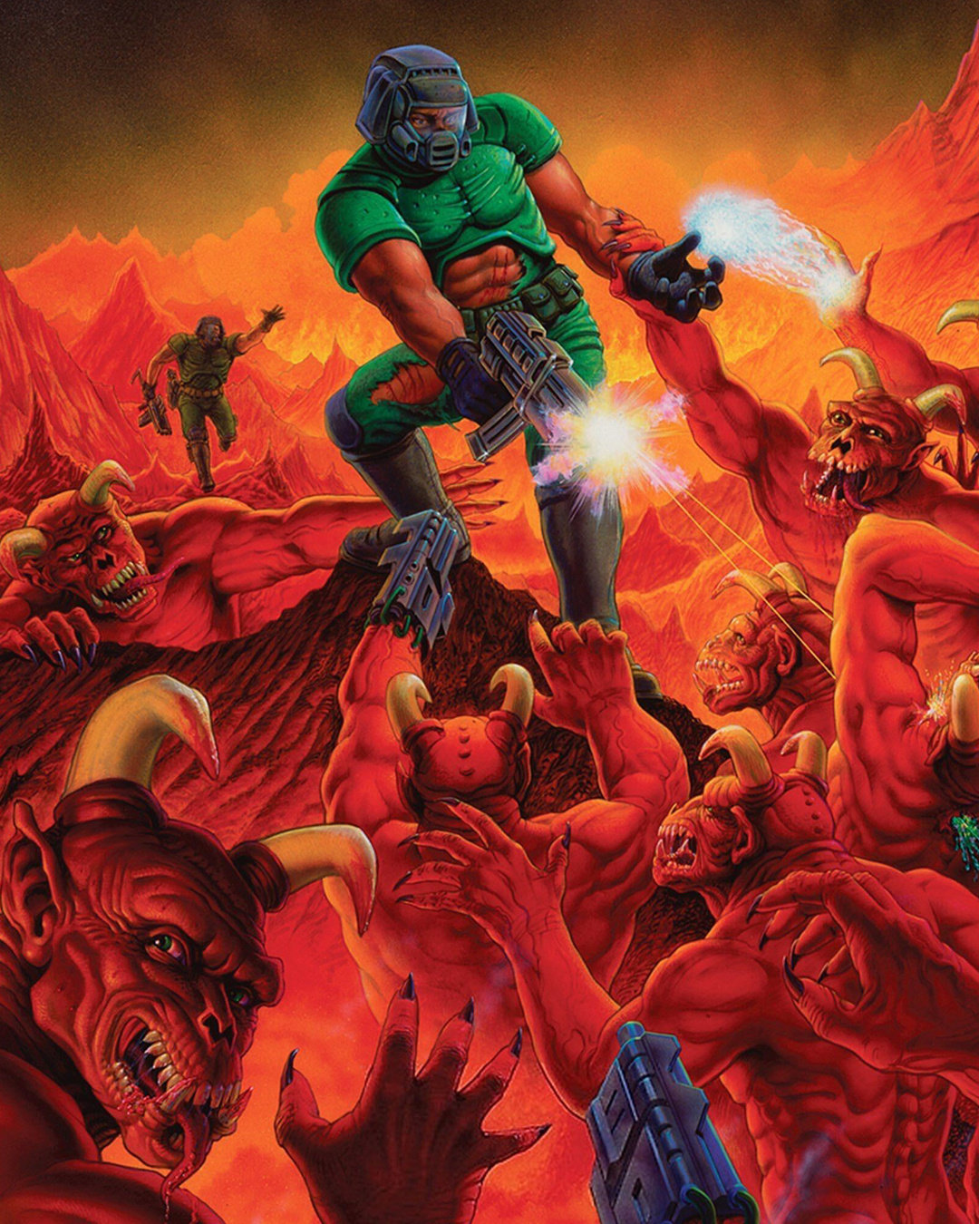 今天是《毁灭战士（DOOM）》系列发布32周年纪念日。Steam