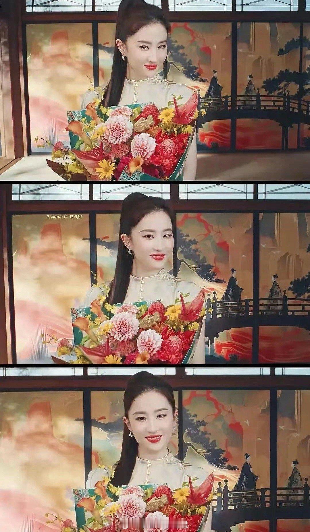 刘亦菲最新物料图，感觉像是在照相馆拍出来的照片[笑cry] ​​​