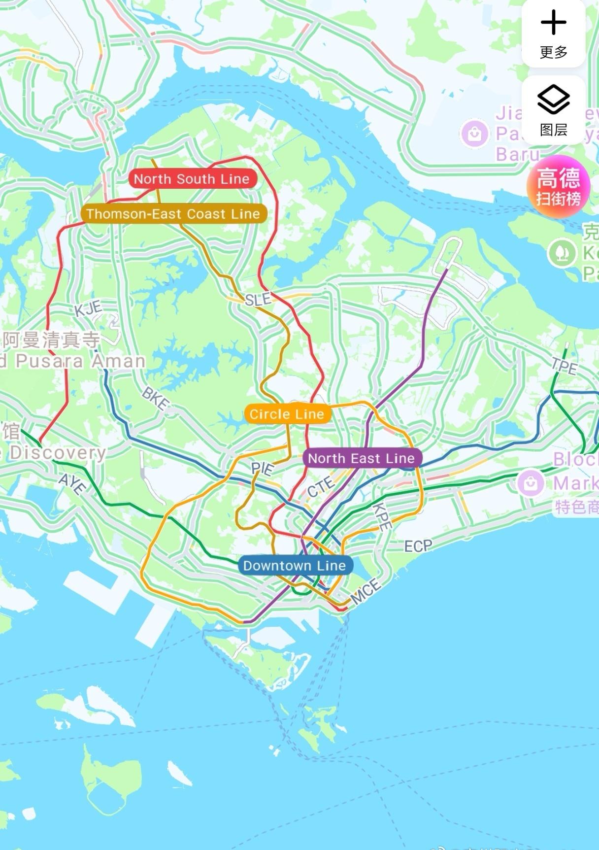 新马泰大城市地铁对比🆚