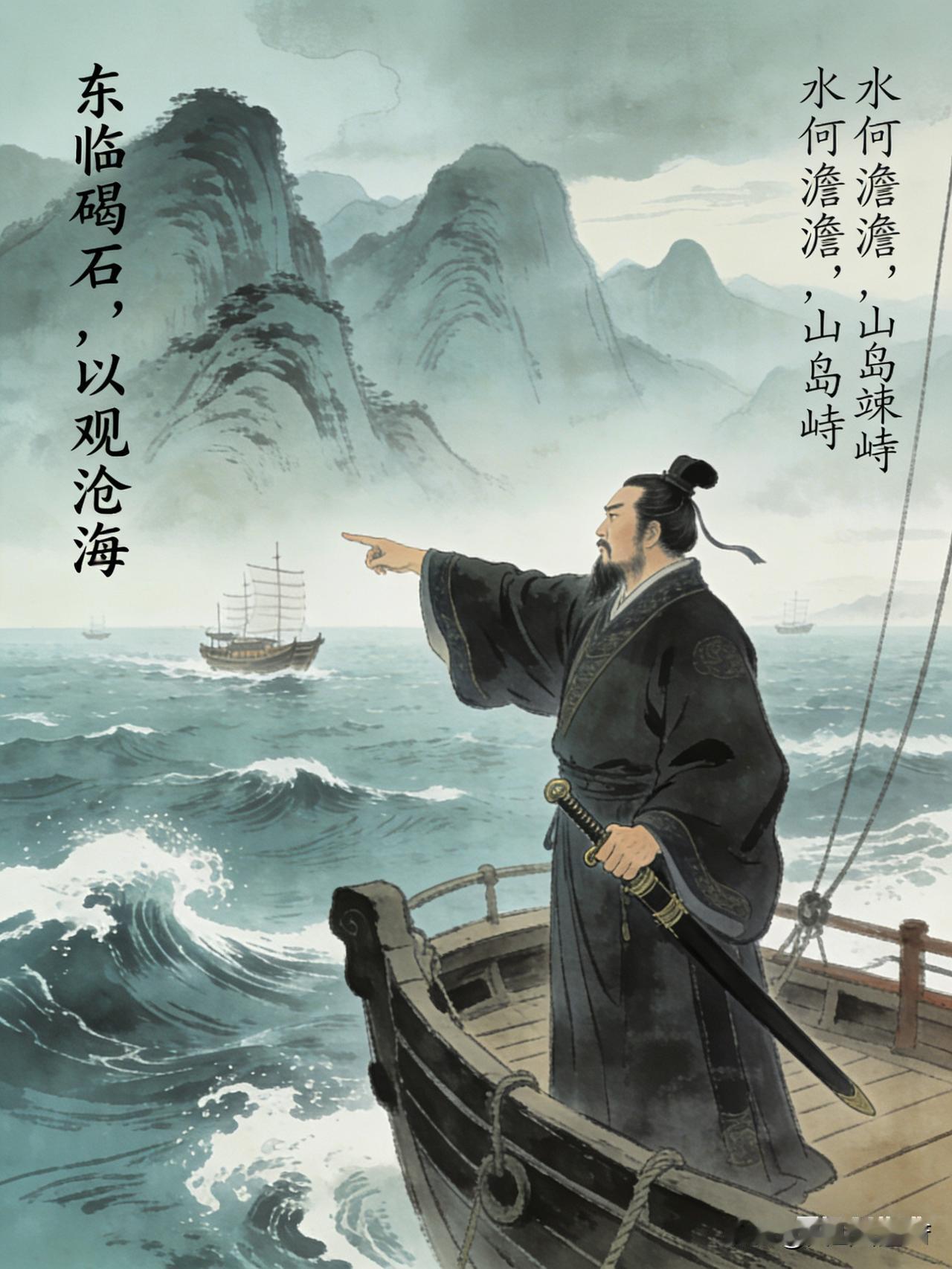 曹操观沧海，东临碣石有遗篇