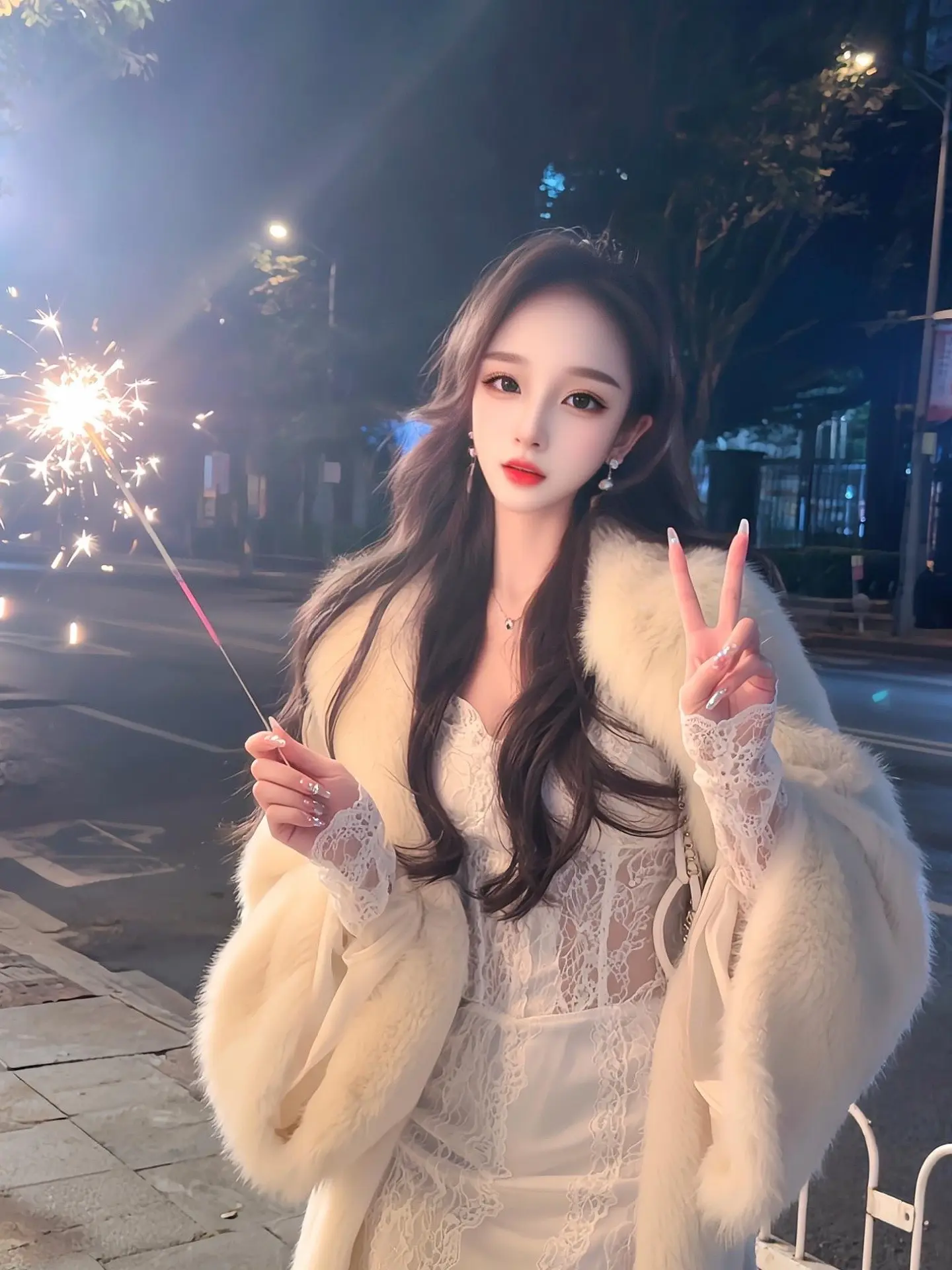 氛围感美女 超仙头像 甜妹小白花穿搭 氛围感雪景美女 气质仙女