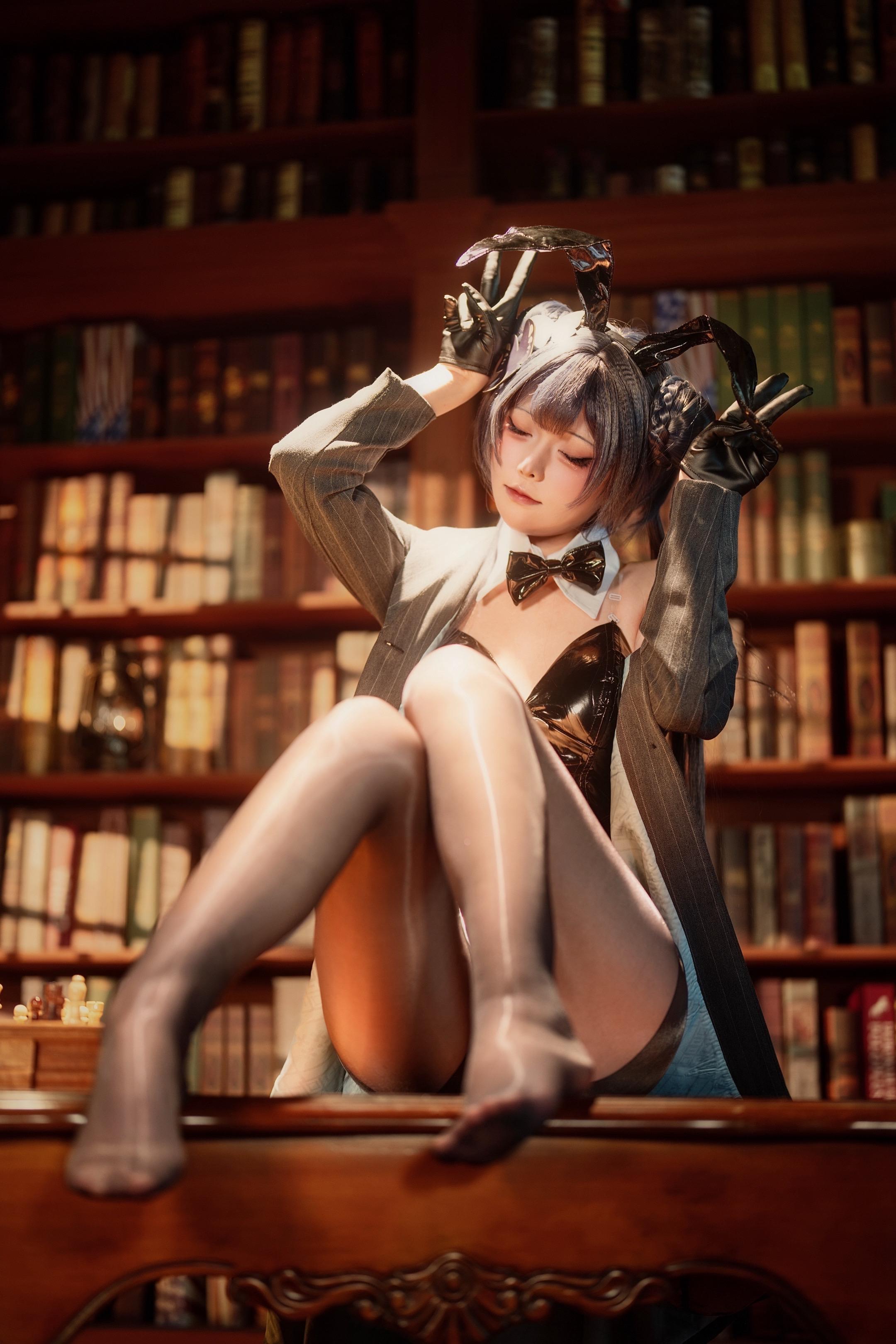 妃咲兔女郎cosplay.