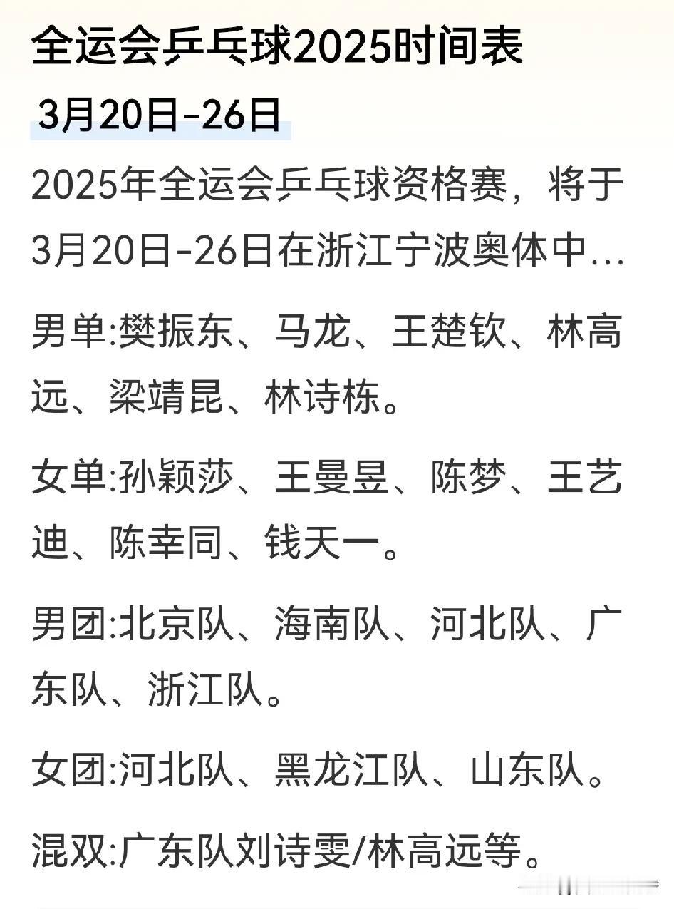 乒乓球重庆赛16日结束，全运会20日又开打，我们的运动员们真的是连轴转，一刻不得