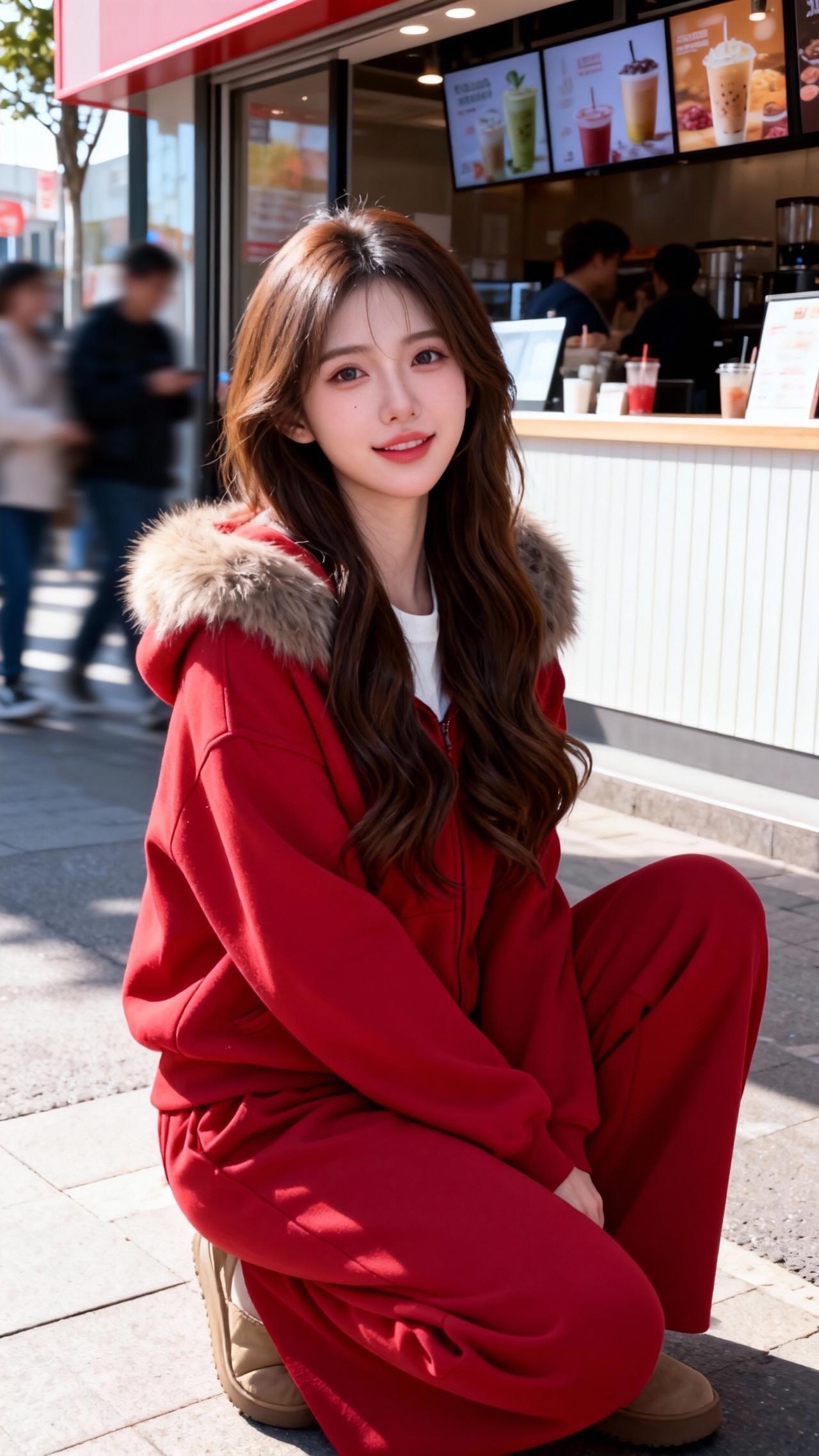 过年穿红色也太好看了吧ootd穿搭  高级feel 时尚女装穿搭 红色系