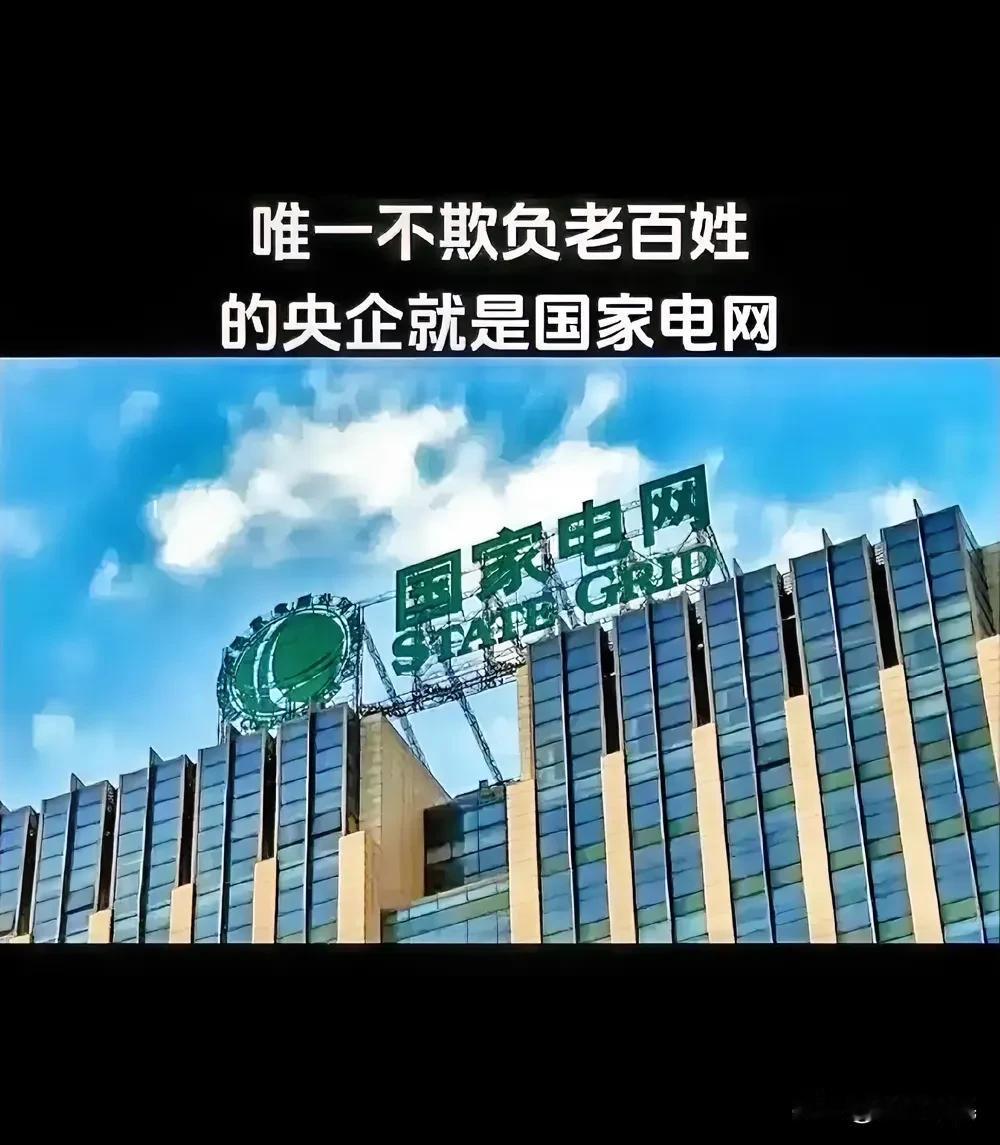 唯一不坑国民的国企，国家电网。5毛钱一度的价格，30多年没有明显上涨。

在如今