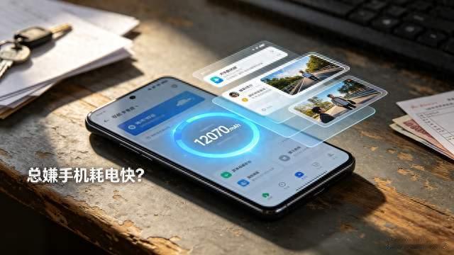 总嫌手机耗电快？这款12070mAh中端机，重度用扛满一整天