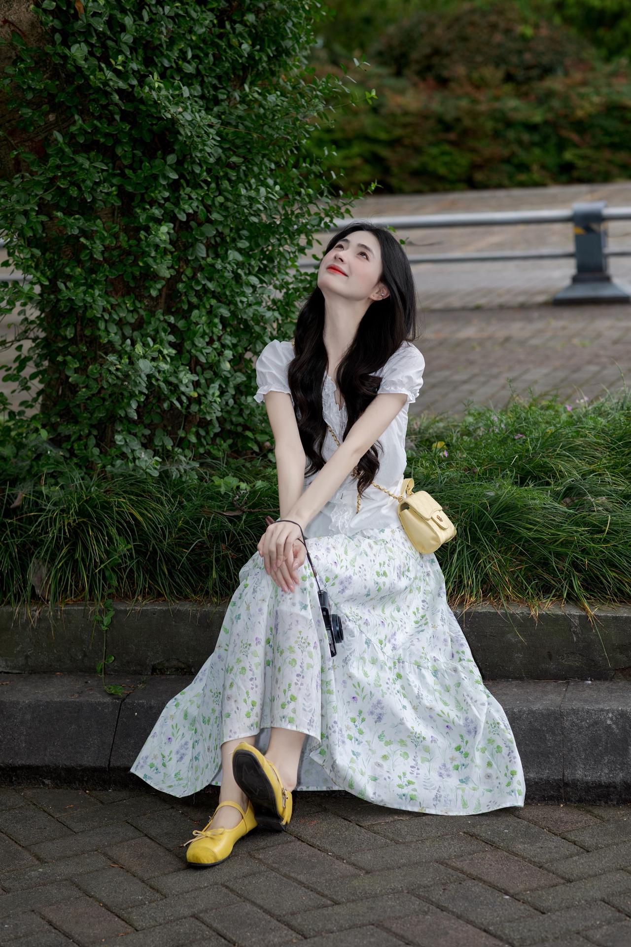 夏日小清新出游穿搭 夏日穿搭 初夏穿搭 少女感夏日ootd