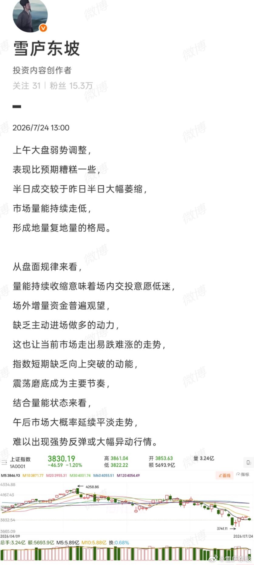 从A股历史走势规律而言，极致地量往往是情绪触底的信号，持续缩量休整充分消化浮筹后