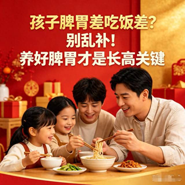 孩子脾胃差吃饭差？别乱补！养好脾胃才是长高关键
