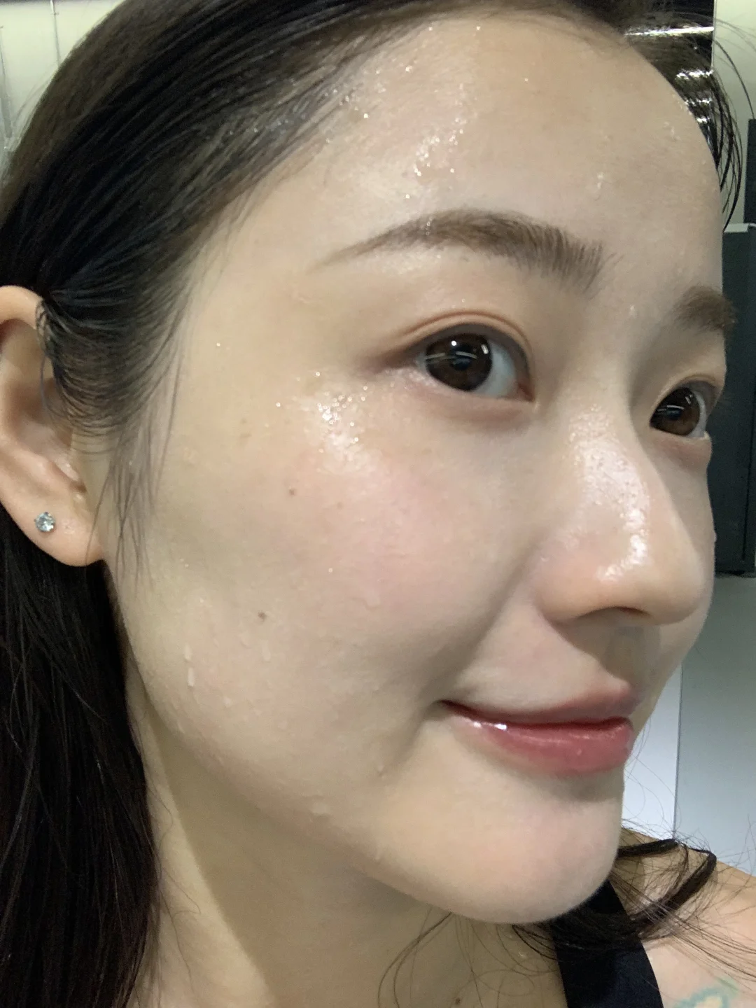 真！暴汗健身不脱妆！！油皮定妆思路分享☝️