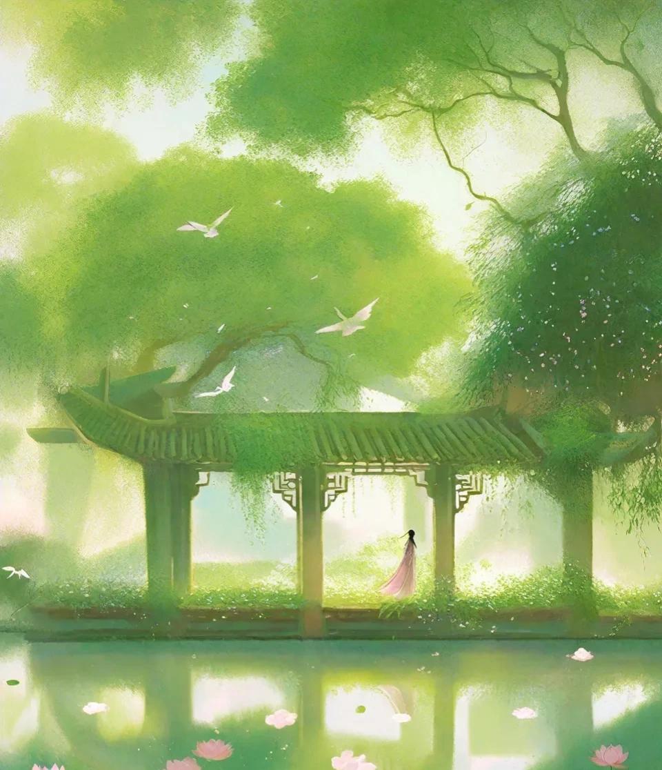 《春日》朱熹

胜日寻芳泗水滨，无边光景一时新。
等闲识得东风面，万紫千红总是春