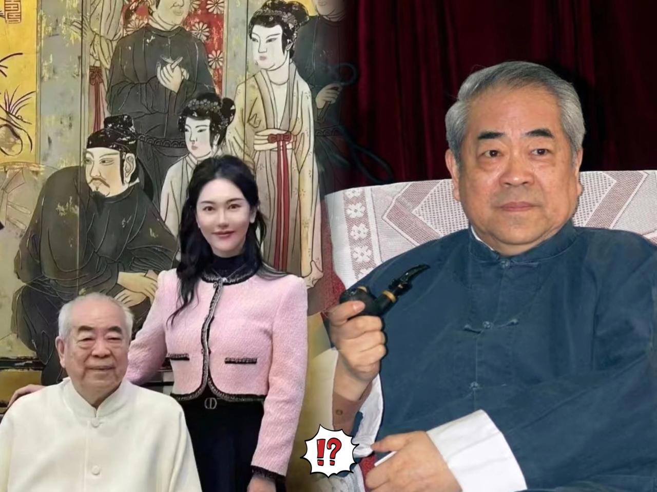 原以为73岁张纪中得女已经够颠覆认知，
87岁范曾直接官宣喜得独子，
还顺带和女