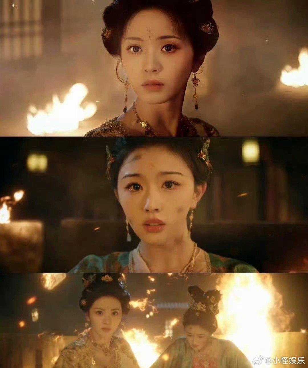 嗑到了田曦薇孔雪儿 田曦薇孔雪儿上一部猫兔这一部好闺蜜《逐玉走势》好闺蜜同框，氛